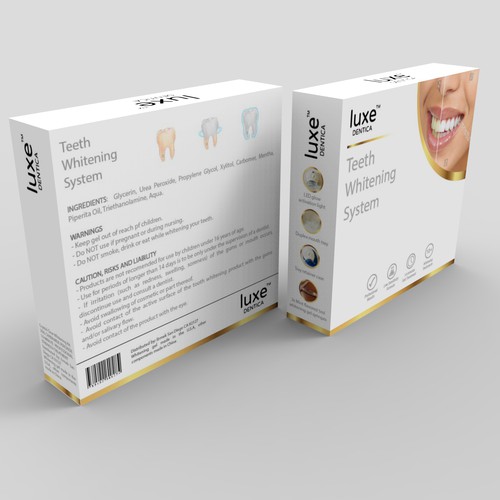 Teeth whitening packaging Design by MZ.Studio