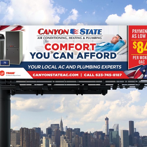 Design An Eye-Catching Billboard For An HVAC Company Design réalisé par Analyn26