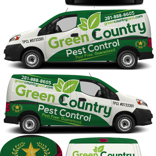 Stunning Wrap for Pest Control Van Design by theANUNGs