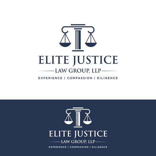 Elite Justice Law Group needs an empowering logo! Design by dot plus