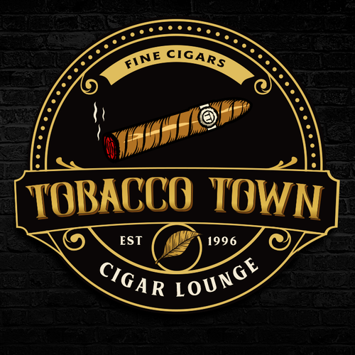 Cigar Lounge Logo Design and Identity Design by Agenciagraf