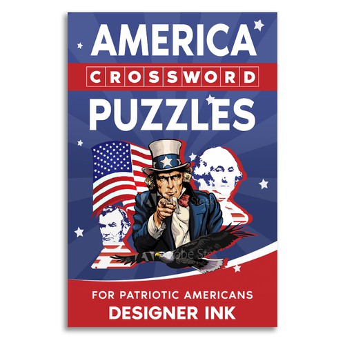 America Crossword Puzzles. Patriotic, Americana, Simple, Basic Design by Anastasia Brenych