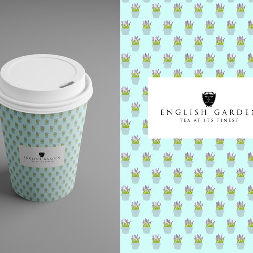 Tea paper cup - artwork design Design by AnthonyKirkwood