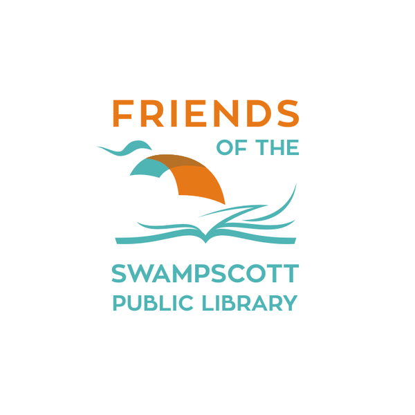 Design by Lils® titled "a modern bookish logo for Friends of the Swampscott Public Library"