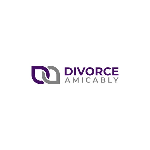 Logo for a new, healthy way for reasonable people to divorce Design by megawon®