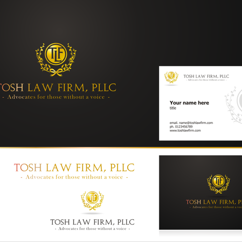 logo for Tosh Law Firm, PLLC Design by NEW BRGHT