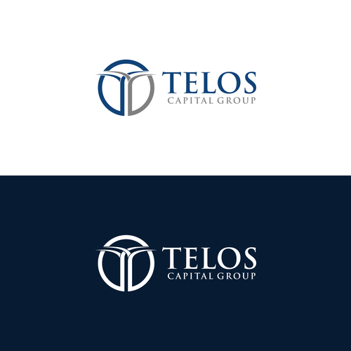 Professional, modern style logo with either "Telos" or "Telos Capital Group" written next to it roughly the same size Design by Groogie