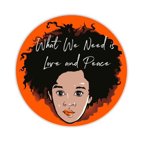 Design A Sticker That Embraces The Season and Promotes Peace Design by Dope Hope