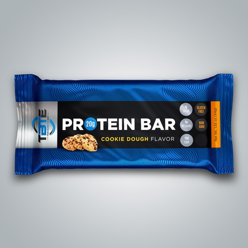 Design a unique protein bar wrapper for Too Busy To Eat Design réalisé par cos66