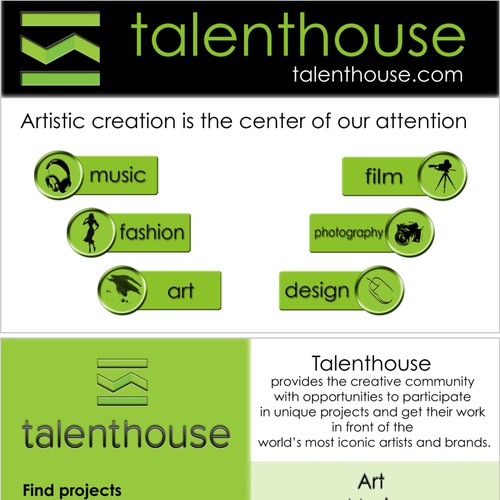 Designers: Get Creative! Flyer for Talenthouse... Design por SilenceDesign