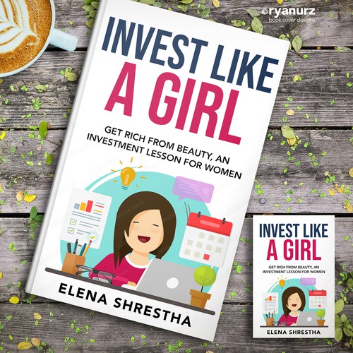 Book Cover for Teaching Girls to Invest Design by ryanurz