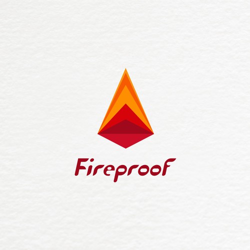 isometric fire logo Design by sunshine_design