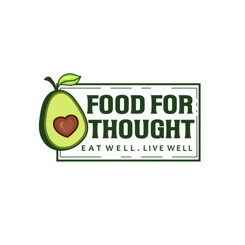 Fresh, Playful Island-Inspired Logo for Food For Thought – Organic Café & Market in the Florida Keys Design by nindadian