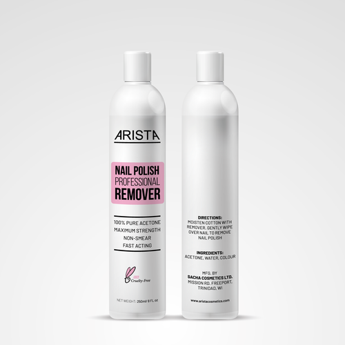 Arista Nail Polish Remover Design by Sayyed Jamshed