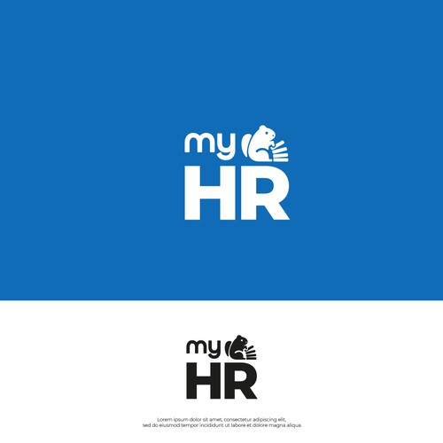 Create an awesome logo for myHR, the #1 HR Software in Luxembourg ! Design by M.I.Thomson