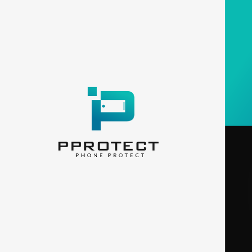 PPROTECT (Phone protect logo) (mobile cases and screen protectors) Design by M.G. designs