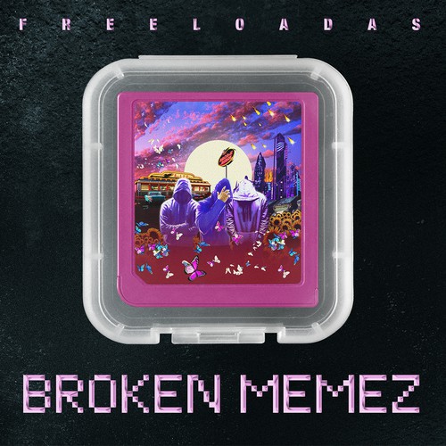 The Decay of America Except it's Hilarious and Aesthetic. (Broken Memes Album Cover) Design by Dara Kan