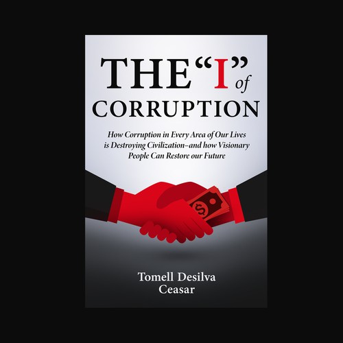 Book Cover Design - The "I" of Corruption Design by Tref Designs