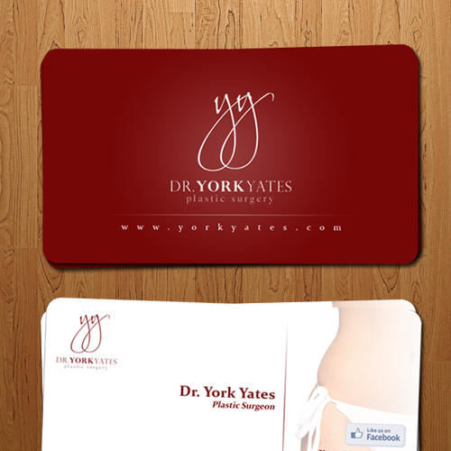 Dr. York Yates Plastic Surgery - business card Design by Mo Camara