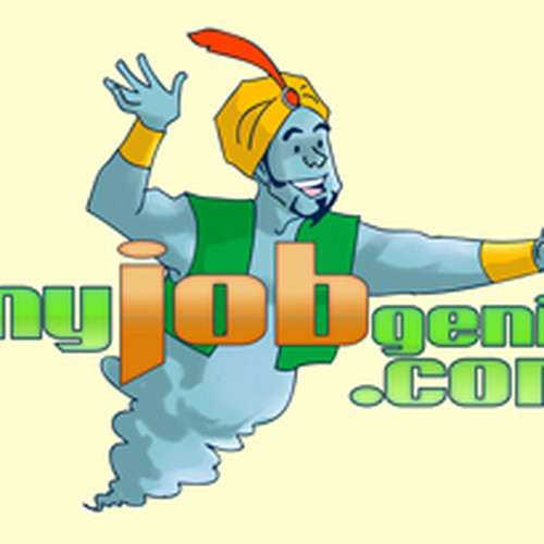 "My Job Genie" website logo Logo design contest