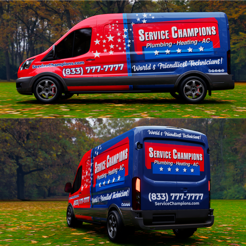 Van Wrap For Service Company Design by TANSA ART