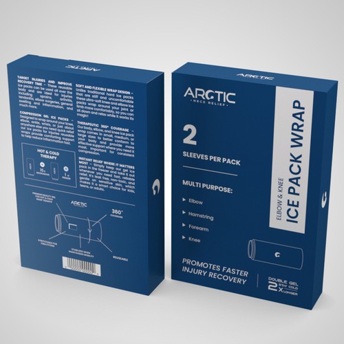 Package Design for Cold Compression Ice Sleeve Design by Pice Wilf