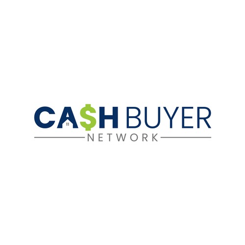 Cash Buyer Network -- Logo Design Design by Md. Faruk ✅