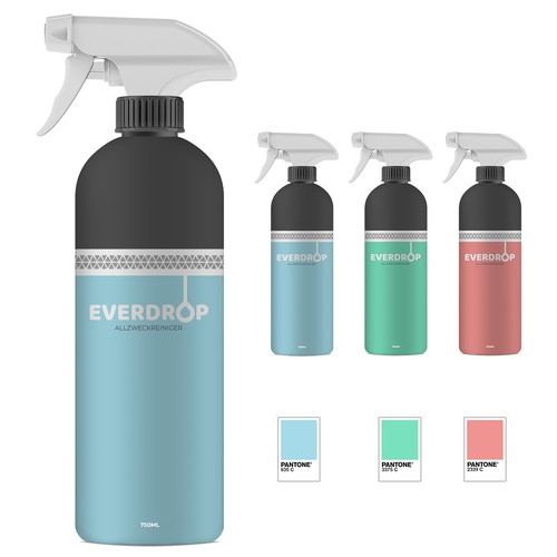 Design Premium Spray Bottle and Packaging for Cleaning Supplies por gs-designs