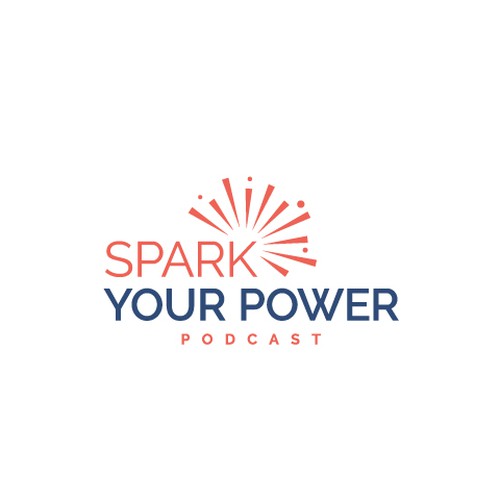 Design my podcast logo - Spark Your Power! Design by Shuya™