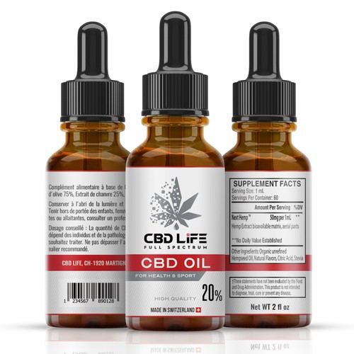 Huile CBD Wellness 20%, CBD Swiss Made