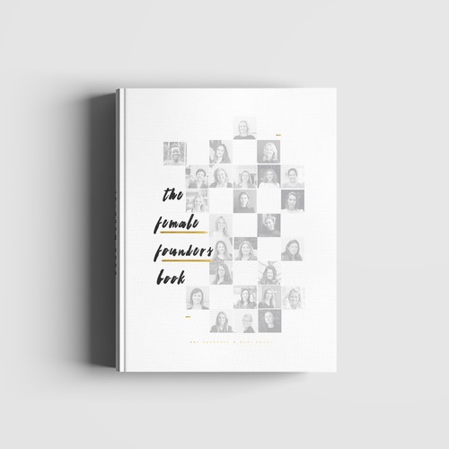 Minimal, beautiful & modern book cover design needed for the Female Founders Book Design by María Vargas