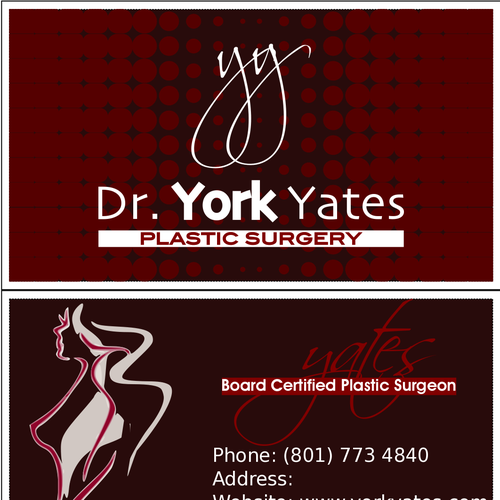 Dr. York Yates Plastic Surgery - business card Design by Benjovengo