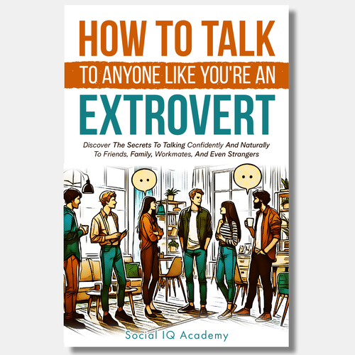 Design a catchy "How To Talk To Anyone" book cover Design by RedFOX❤