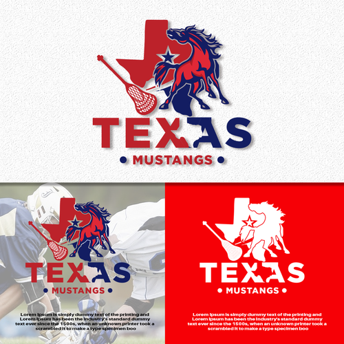 Diseño de Texas Mustangs de Ali-zero