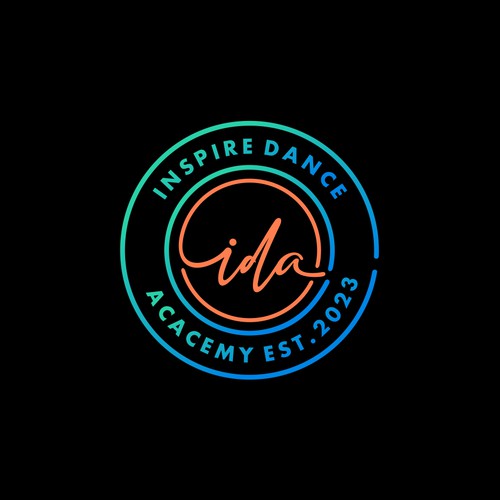 I want a powerful, modern, trendy logo for a dance academy. No silhouettes or dancers Design by KAYA graphcis™