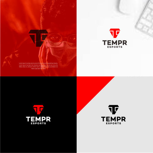 Logo for TEMPR Esports Design by simpldesign®