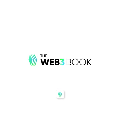 Logo for an eBook/course: "The Web3 Book" Design by Gaspar Maldonado