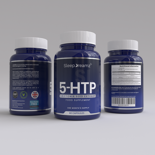 Sleep Supplement Label Design for Global Sleep Brand Design by Tamara.D