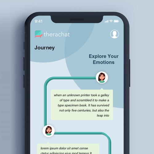 Mental Health App needs fresh design ideas Réalisé par xPrtDesigner