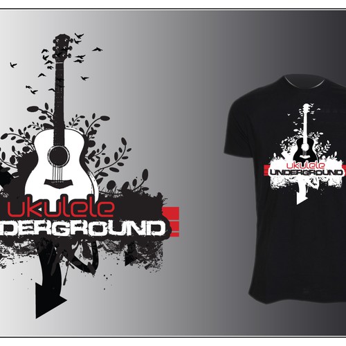 T-Shirt Design for the New Generation of Ukulele Players Design by tm_toto