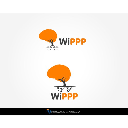 Create the next logo and business card for WiPPP Diseño de FASVlC studio