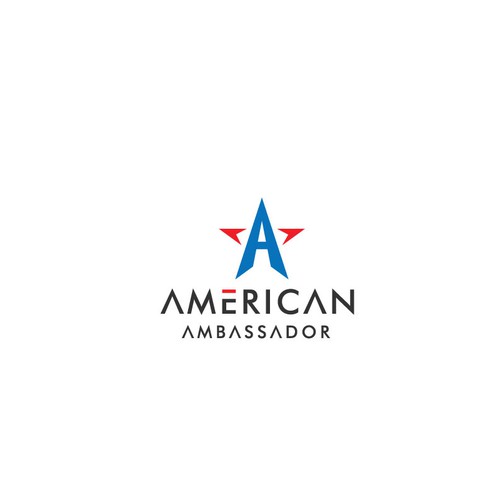 A travel based logo for videos about visiting the US Design by design canvas