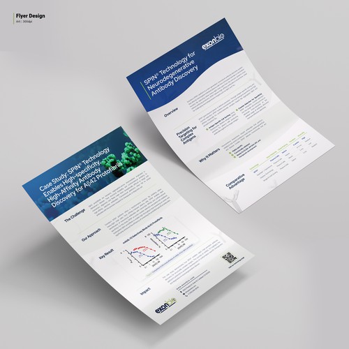 "Biotech Brochure Design for Antibody Discovery Platform" ganador Logotipos