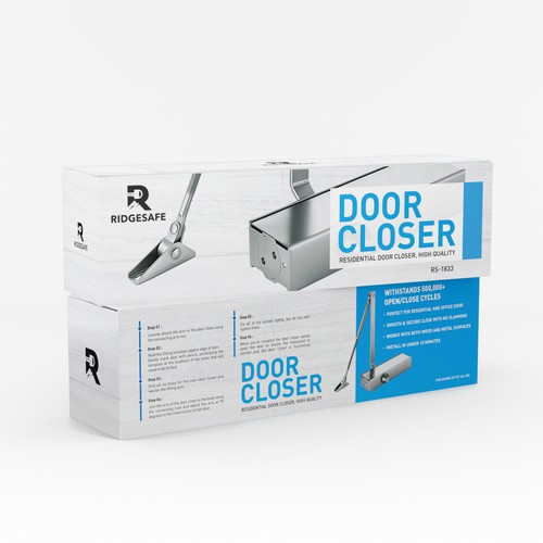 Design a Modern Packaging Design for Hardware Company (Door Closer) Design by Eunoia_Karsa