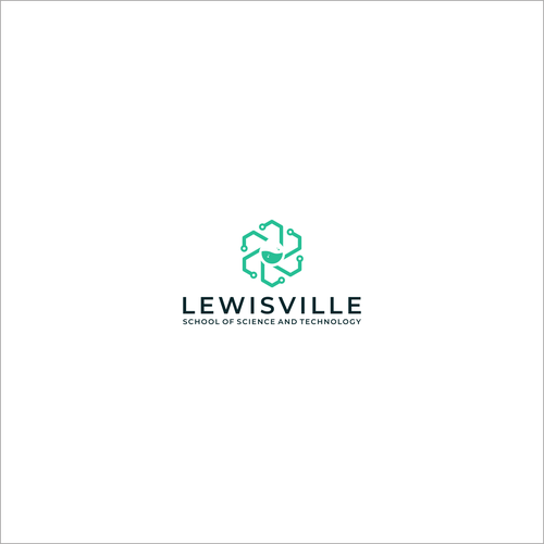 Lewisville SciTech Logo Design by mojolegi