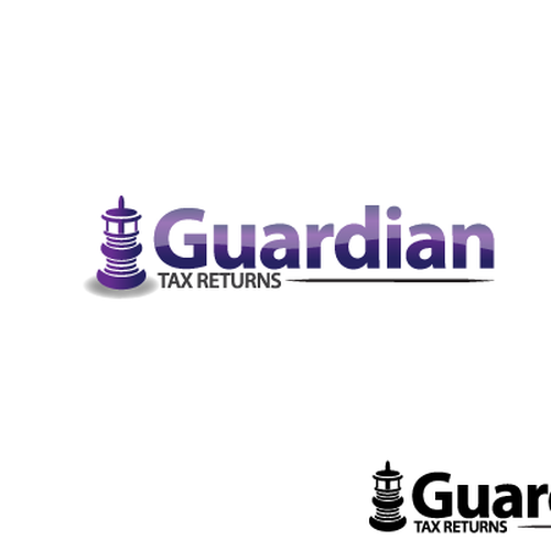 logo for Guardian Tax Returns Design by pixidraft