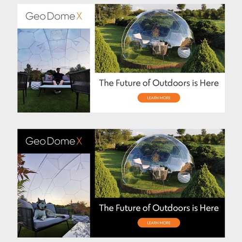 GeoDomeX - Tech Style Innovative Product -  Ad Campaign Design For The Launch Required Design by vkbdesign