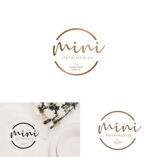 Mini Matrimonies Logo Needed For Micro Wedding Ceremonies! Design by Tara✏️
