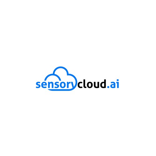 High tech logo for cloud computing company. Design by Rekker