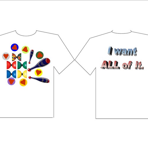 Juggling T-Shirt Designs デザイン by HeartofHome